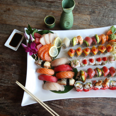 Seafood Restaurant  Assorted Sushi Platter 